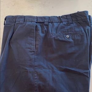 58” x 32” Harbor Bay Black Cotton Chinos